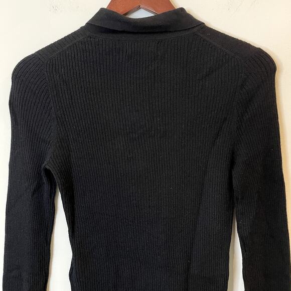 J.Crew Collared Button Up Sweater Merino Wool Blend Long Sleeves CK393 FLAW - Picture 8 of 13